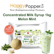 Concentrated Milk Syrup Melon Mint 1kg ( 20pkts/Ctn ) BT-SY016 浓缩薄荷蜜瓜风味炼奶1公斤装