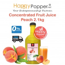 Concentrated Fruit Juice Syrup 2.1kg Peach ( 5 Btl/Ctn ) BT-SY008 蜜桃浓缩果汁2.1公斤装