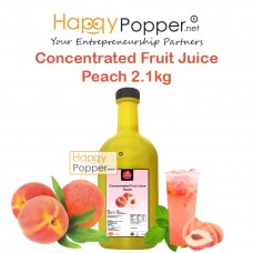 Concentrated Fruit Juice Syrup 2.1kg Peach ( 5 Btl/Ctn ) BT-SY008 蜜桃浓缩果汁2.1公斤装