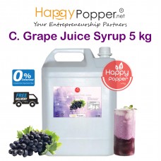 Concentrated Fruit Juice Syrup C.Grape 5kg ( 5 Btl/Ctn ) BT-SY045 香槟葡萄浓缩果汁5公斤装
