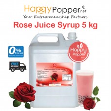 Concentrated Fruit Juice Syrup Rose 5kg ( 5 Btl/Ctn ) BT-SY061 玫瑰浓缩花汁5公斤装