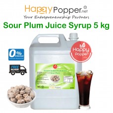 Concentrated Fruit Juice Syrup Sour Plum 5kg ( 5 Btl/Ctn ) BT-SY048 酸梅浓缩果汁5公斤装