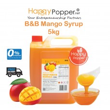 B&B Concentrated Fruit Syrup Mango 5kg ( 4 Btl/Ctn ) BT-SY133 芒果果味糖浆5公斤装