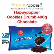 Chocolate Cookies Crumbs (Happypopper) 400g (24pkt/ctn) BT-TO013 巧克力饼干碎 400克