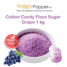 Cotton Candy Floss Sugar Grape 1kg ( 12/Ctn ) CC-F0003 葡萄口味棉花糖粉1公斤