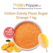 Cotton Candy Floss Sugar Orange 1kg ( 12/Ctn ) CC-F0007 柳橙口味棉花糖粉1公斤	 Cotton Candy Floss Sugar Orange 1kg ( 12/Ctn ) CC-F0007 柳橙口味棉花糖粉1公斤