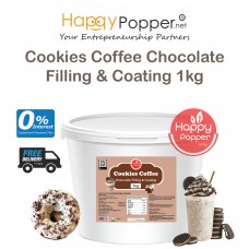Oreo Cookies Coffee Filling & Coating 1kg ( 12/Ctn ) WF-I0050 奥利奥咖啡味软陷淋酱1公斤