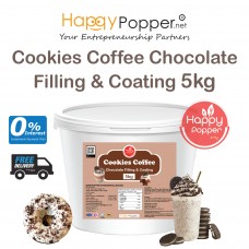 Oreo Cookies Coffee Filling & Coating  5kg ( 4/Ctn ) WF-I0053  奥利奥咖啡味软陷淋酱5公斤