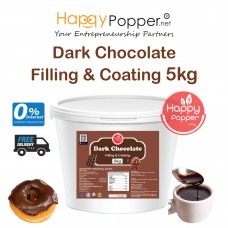 Dark Chocolate Filling & Coating 5kg ( 4/Ctn ) WF-I0029 黑巧克力酱5公斤