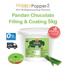 Pandan Filling & Coating 5kg ( 4/Ctn ) WF-I0054 斑斓味软陷淋酱5公斤