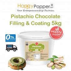 Pistachio Chocolate Filling & Coating 5kg ( 4/Ctn ) WF-I0042 开心果风味软陷淋酱5公斤