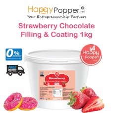 Strawberry Filling & Coating 1kg ( 12/Ctn ) WF-I0048 草莓味软陷淋酱1公斤