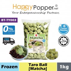 Frozen - Taro Ball (Matcha) 1kg (Frozen) (20pkt/ctn) BT-TY003 抹茶风味芋圆 1公斤