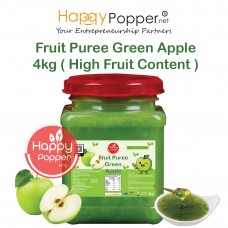 Fruit Puree 4kg Green Apple (6btl/ctn) BT-FP002 苹果风味果泥