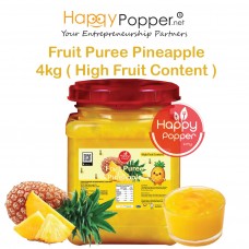 Fruit Puree 4kg Pineapple (6btl/ctn) BT-FP003 凤梨风味果泥