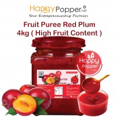 Fruit Puree 4kg Red Plum (6btl/ctn) BT-FP004 红梅风味果泥