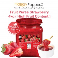 Fruit Puree 4kg Stawberry (6btl/ctn) BT-FP006 草莓风味果泥