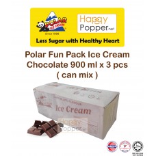 Polar Fun Pack Chocolate Ice Cream 900 ml x 3 pcs