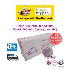 Polar Fun Pack Keladi Ice Cream 900 ml x 3 pcs