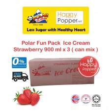 Polar Fun Pack Strawberry Ice Cream 900 ml x 3 pcs 