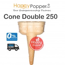 Cone Double 250 (NV) ( 250/Ctn ) IC-C0004(H) 双孔冰淇淋甜筒（250个/箱）