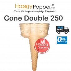 Cone Double 250 (NV) ( 250/Ctn ) IC-C0004(H) 双孔冰淇淋甜筒（250个/箱）