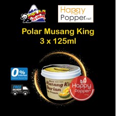 Polar Musang King 3 x 125 ml  100 % Pure Fruit