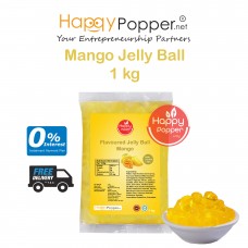 Jelly Ball 1kg Mango ( 20/Ctn ) BT-PL012 芒果寒天晶球1公斤