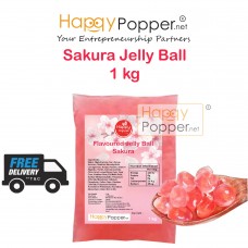 Jelly Ball 1kg Sakura ( 12/Ctn ) BT-PL015 樱花寒天晶球1公斤