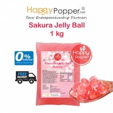 Jelly Ball 1kg Sakura ( 12/Ctn ) BT-PL015 樱花寒天晶球1公斤