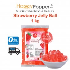 Jelly Ball 1kg Strawberry ( 20/Ctn ) BT-PL011 草莓寒天晶球1公斤