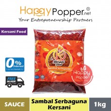 Kersani Sambal Serbaguna 1kg (10pkt/ctn) SAU-S020 - 多用途参巴酱 1公斤