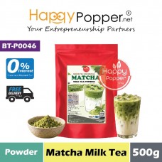 Matcha Milk Tea Powder 500g (30pkt/ctn) BT-P0046 - 抹茶奶茶粉 500克
