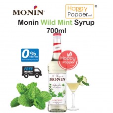Monin Alcohol Free Flavour Series - Wild Mint 700ml ( 6/Ctn ) BT-SY105 莫林野薄荷风味糖酱700ml