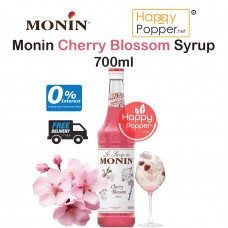 Monin Flower / Herbs / Spices Series - Cherry Blossom 700ml ( 6/Ctn ) BT-SY107 莫林樱花风味糖酱700ml