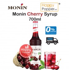 Monin Fruit Series - Cherry Syrup 700ml ( 6/Ctn ) BT-SY074 莫林樱桃风味糖酱700ml