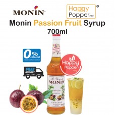 Monin Fruit Series - Passion Fruit Syrup 700ml ( 6/Ctn ) BT-SY085 莫林百香果风味糖酱700ml