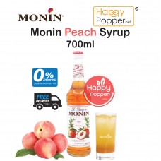 Monin Fruit Series - Peach Syrup 700ml ( 6/Ctn ) BT-SY086 莫林蜜桃风味糖酱700ml