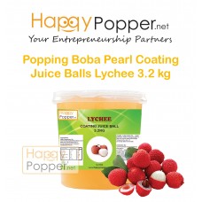 Popping Boba Pearl Coating Juice Balls Lychee 3.2kg BT-J0018 荔枝爆爆珠