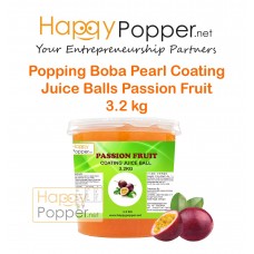 Popping Boba Pearl Coating Juice Balls Passion Fruit 3.2kg BT-J0008 百香果爆爆珠