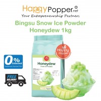 Bingsu Snow Ice Powder Honeydew 1kg (25pkt/ctn) BT-P0036 哈密瓜风味雪花冰粉 1公斤