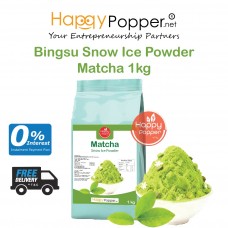 Bingsu Snow Ice Powder Matcha 1kg (25pkt/ctn) BT-P0032 抹茶风味雪花冰粉 1公斤