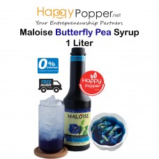 Maloise Butterfly Pea Syrup 1 Liter ( 6Btl / Ctn ) BT-SY030 蝴蝶豆花糖浆1升
