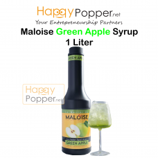 Maloise Green Apple Syrup 1 Liter ( 6Btl / Ctn ) BT-SY017 青苹果糖浆1升