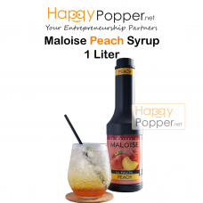 Maloise Peach Syrup 1 Liter ( 6Btl / Ctn ) BT-SY019 水蜜桃糖浆1升