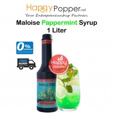 Maloise Peppermint Syrup 1 Liter ( 6Btl / Ctn ) BT-SY029 薄荷糖浆1升