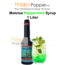 Maloise Peppermint Syrup 1 Liter ( 6Btl / Ctn ) BT-SY029 薄荷糖浆1升