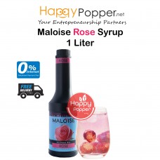 Maloise Rose Syrup 1 Liter ( 6Btl / Ctn ) BT-SY028 红玫瑰糖浆1升