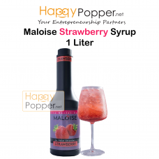 Maloise Strawberry Syrup 1 Liter ( 6Btl / Ctn ) BT-SY020 草莓糖浆1升