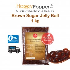 Jelly Ball 1kg Brown Sugar ( 20/Ctn ) BT-PL014 黑糖寒天晶球1公斤